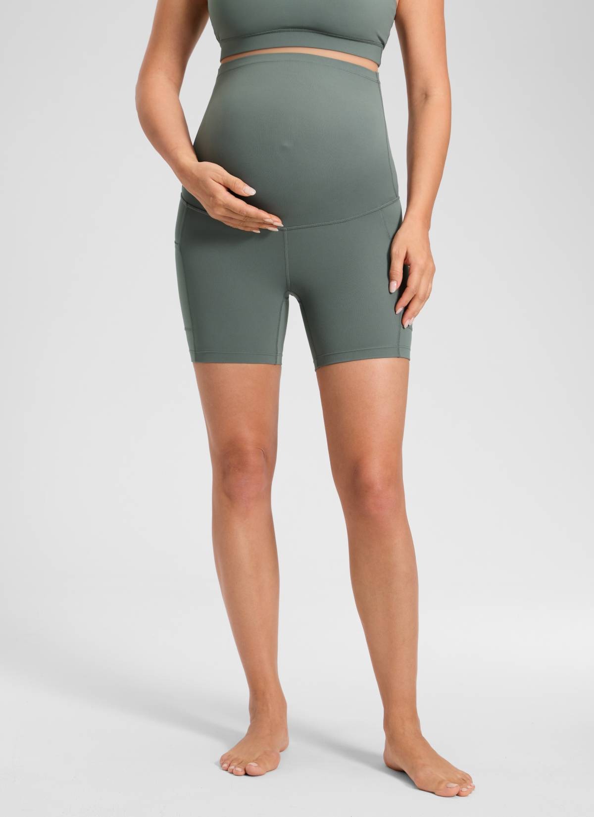 Butterluxe Maternity Pocket Shorts 5''