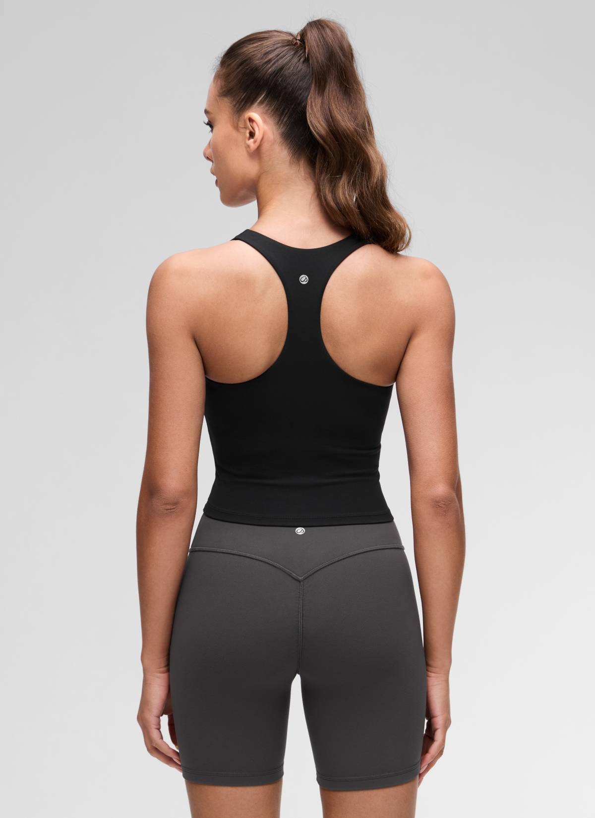 Butterluxe V Neck Racerback Shelf Bra Tank