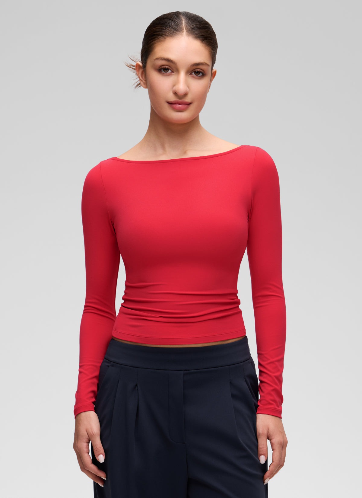 Softembrace Boat Neck Long Sleeve