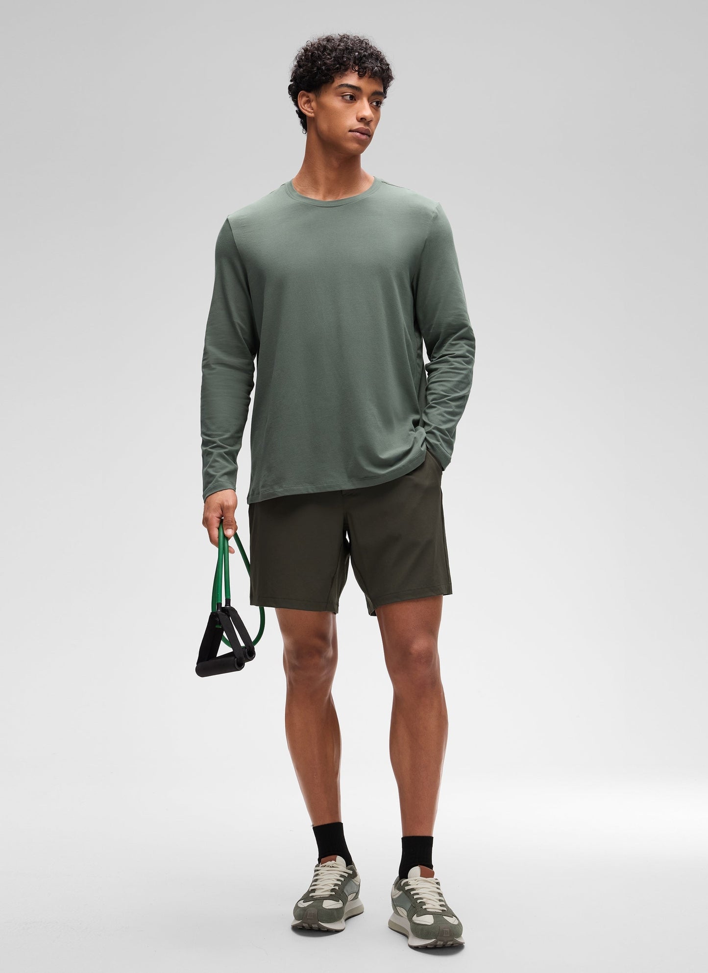 Pima Cotton Pro Long Sleeves Round Neck