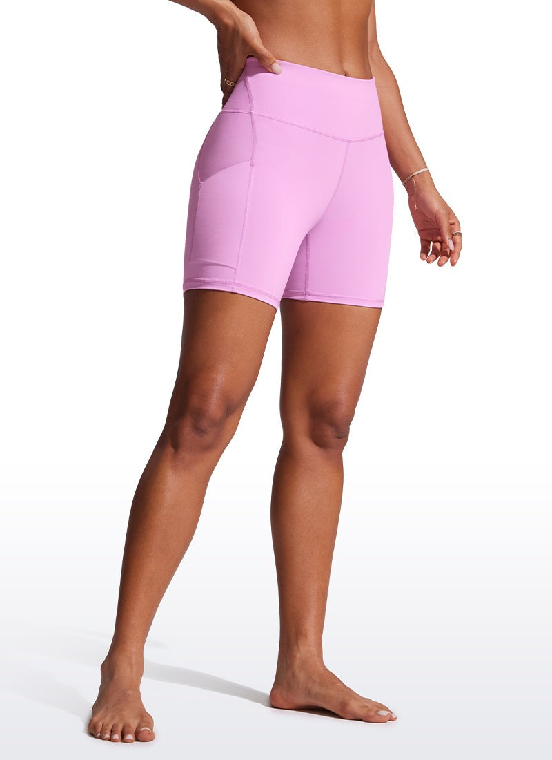Swim Board High Rise Liner Pocket Shorts 6''