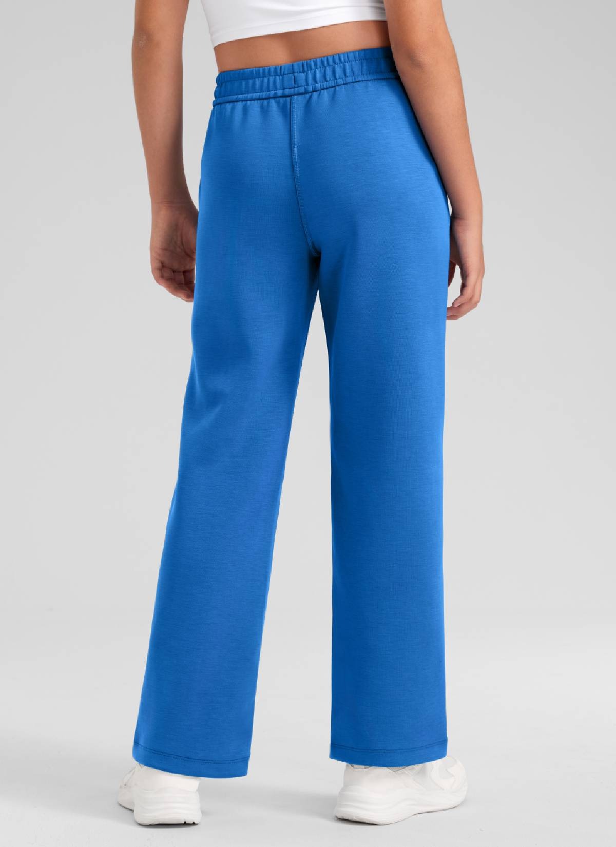 SoftAura Girls High Rise Wide Leg Sweatpant