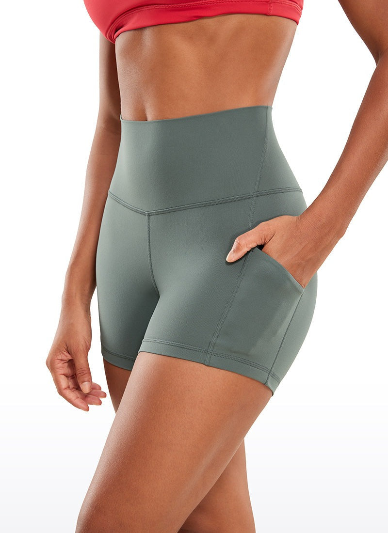 Butterluxe Pocket Yoga Shorts 3''