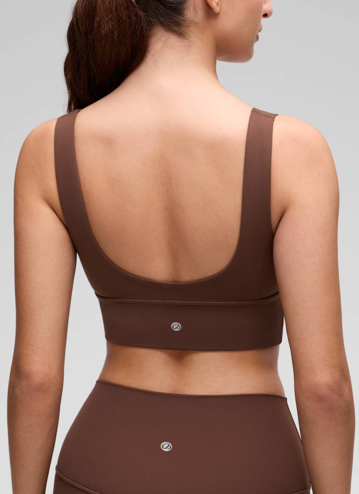 Butterluxe Deep V Neck Longline Sports Bra