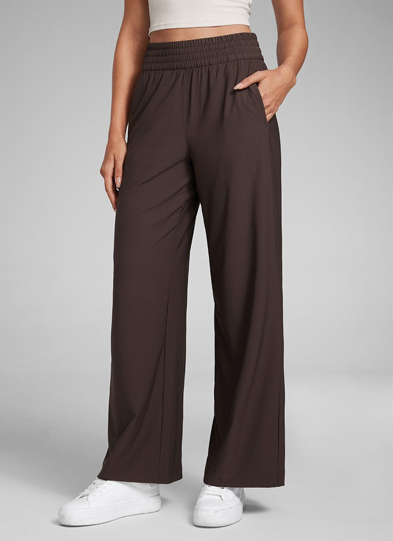 Feathery-Fit Drapey Wide Leg Pant 30"