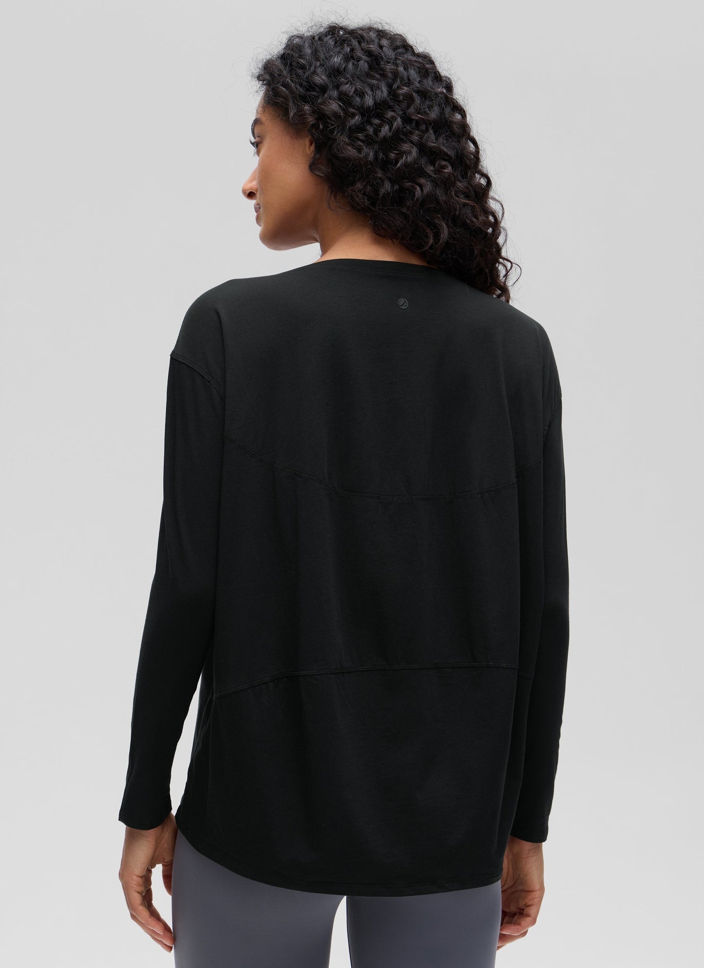 Pima Cotton Boat Neck Long Sleeve