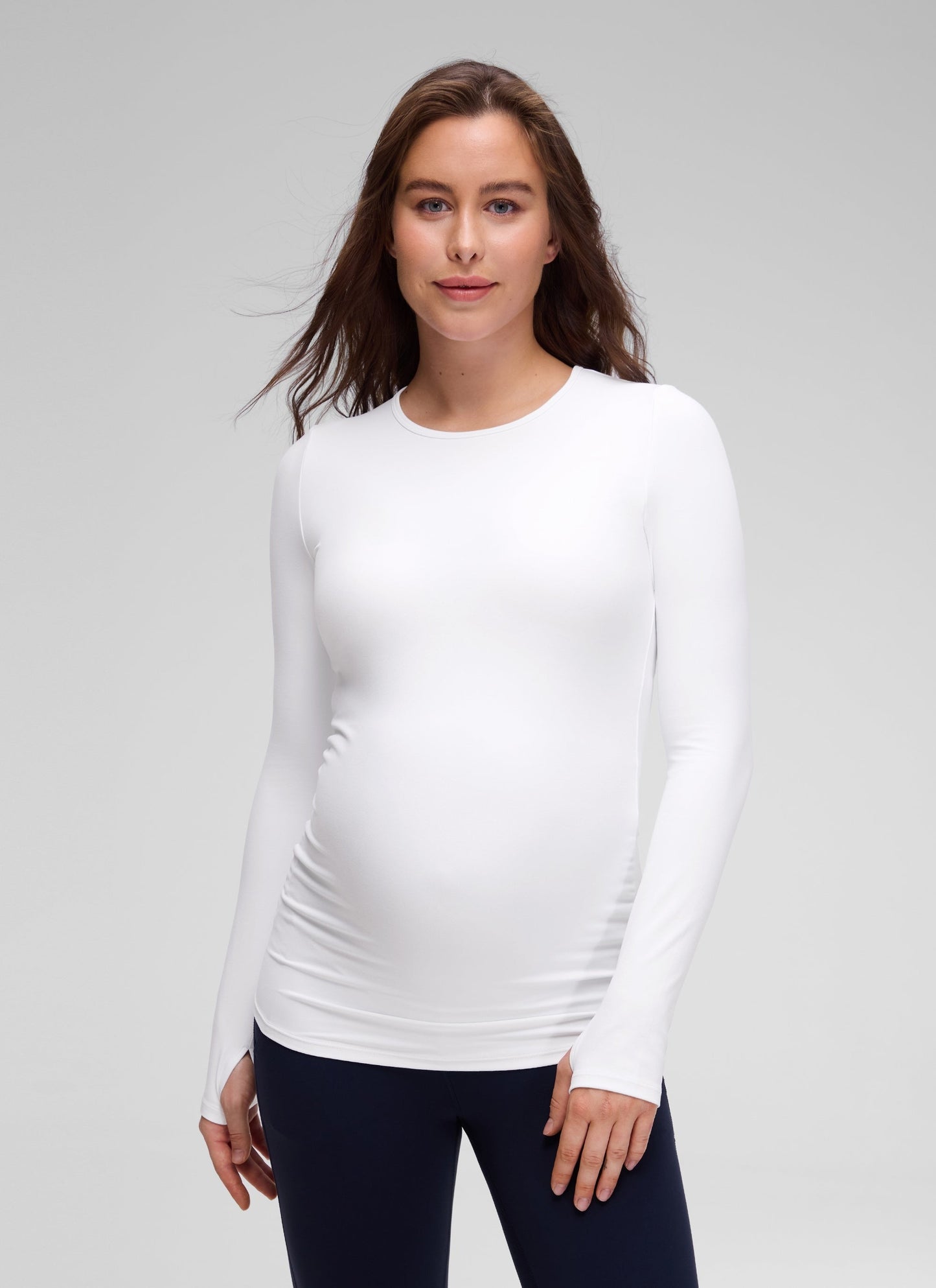 Butterluxe Maternity Crewneck Long Sleeve