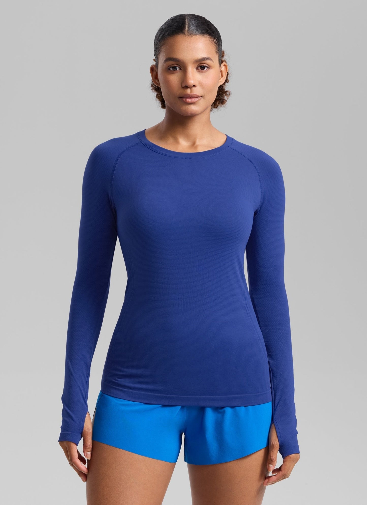 Seamless Crew Neck Long Sleeve