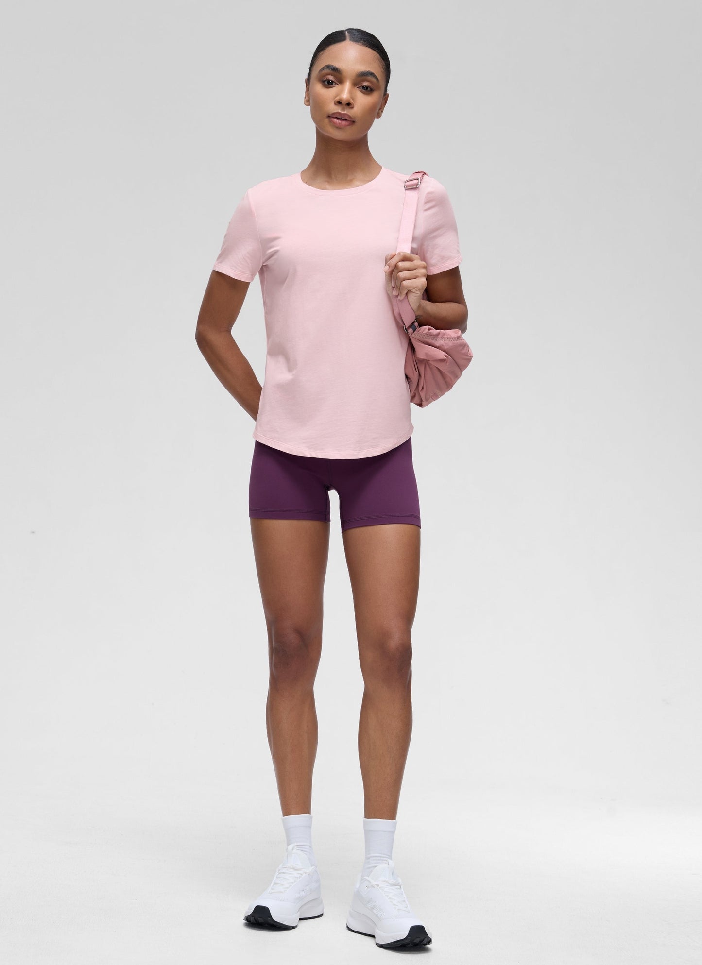 Pima Cotton Round Neck Short Sleeve