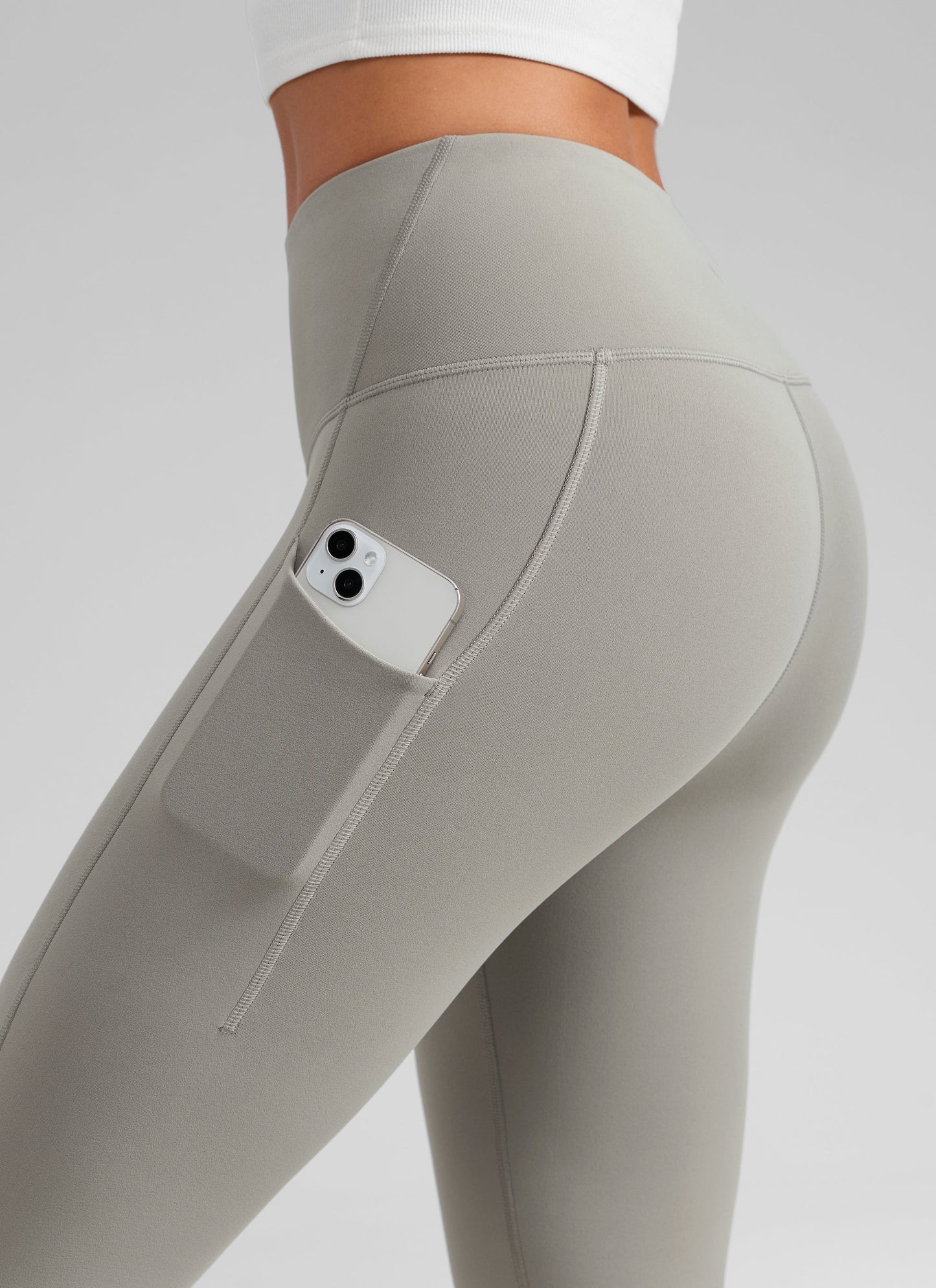 Water Resistant Fleece Lined Pocket Legging 28"