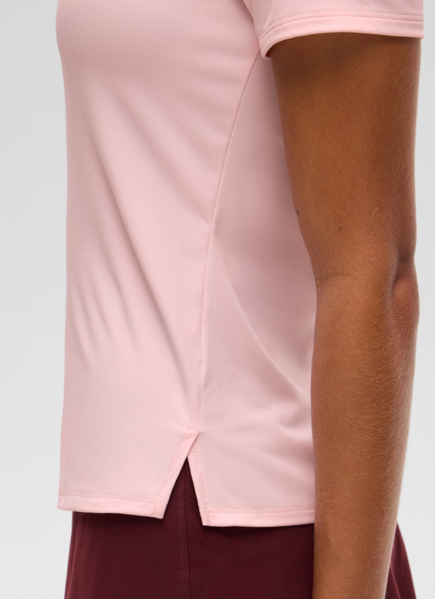 Hip Length Polo Slim Fit Short Sleeve
