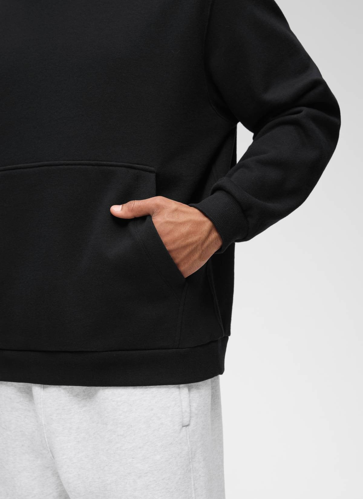 Fleece Lined Pocket Pullover Hoodie