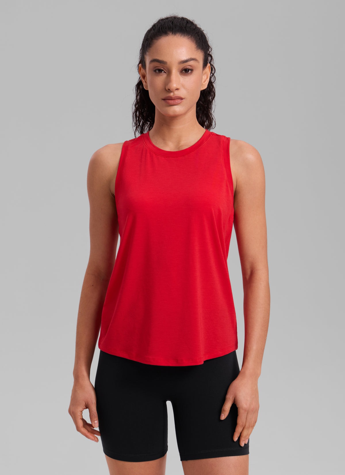 Quick Dry Racerback Hip Length Tank