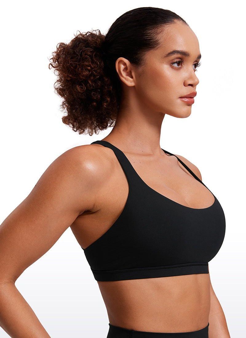 Nakedfeel Low Cut Strappy Bra (8 Straps)