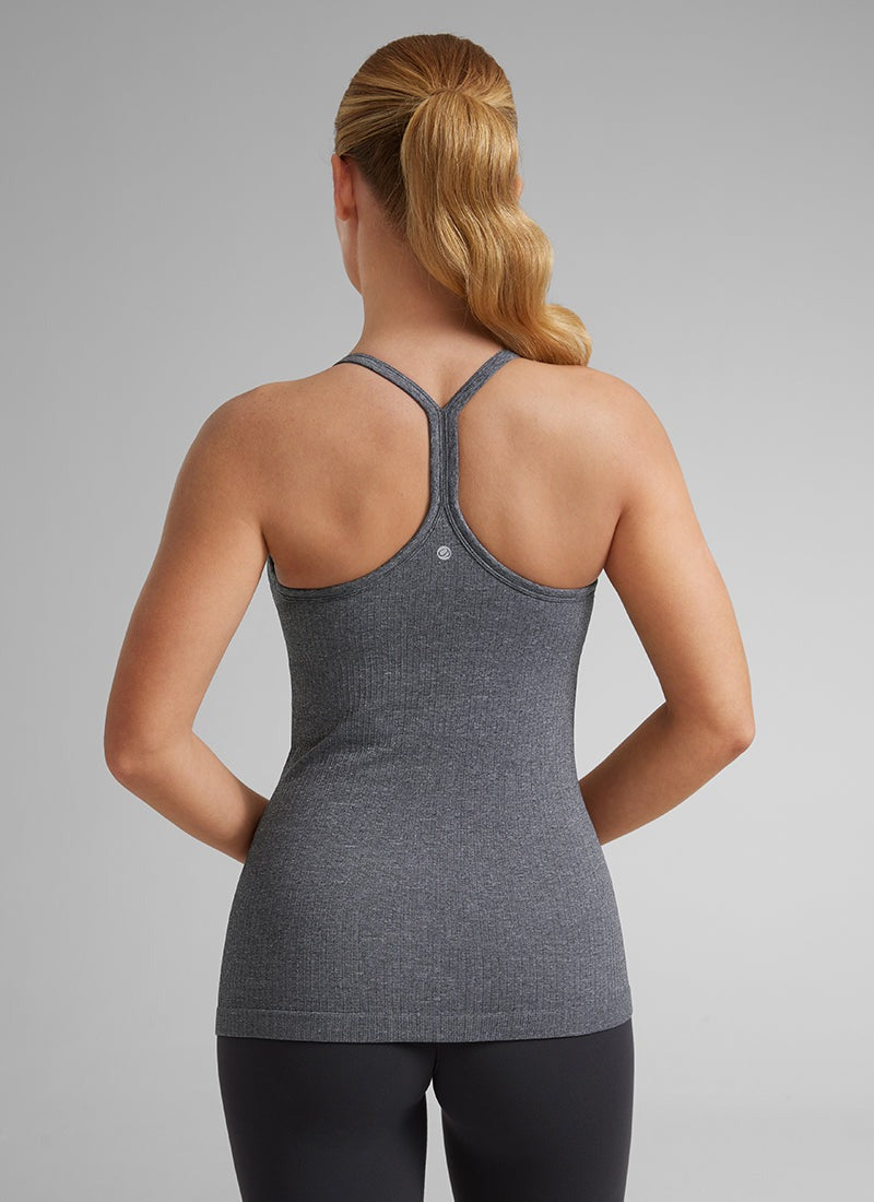 Speedy Seamless Built in Bra Y back Tank