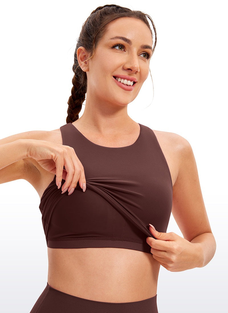 Butterluxe High Neck Built in Bra Tank