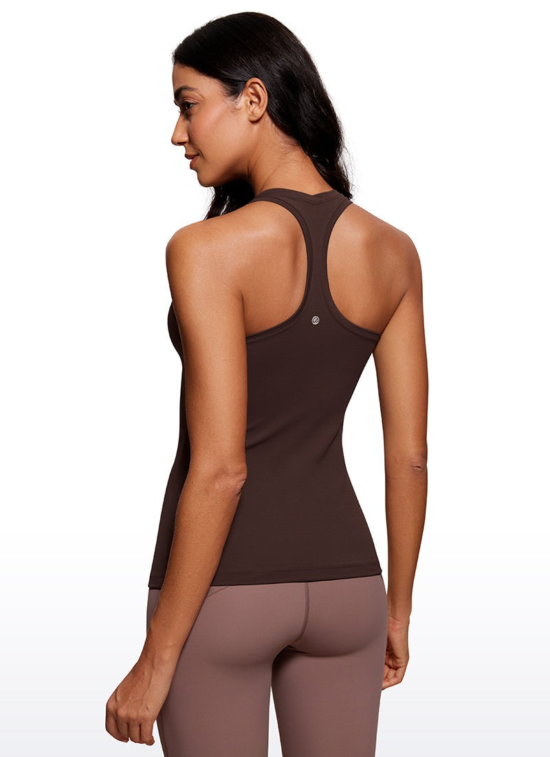 Butterluxe Racerback Hip Length Tank
