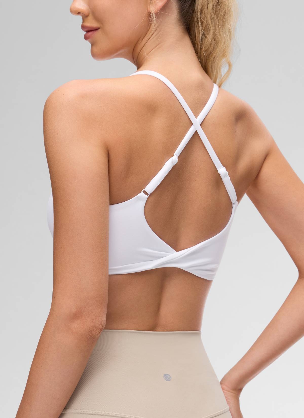 Butterluxe Twist Cross Back Sports Bra
