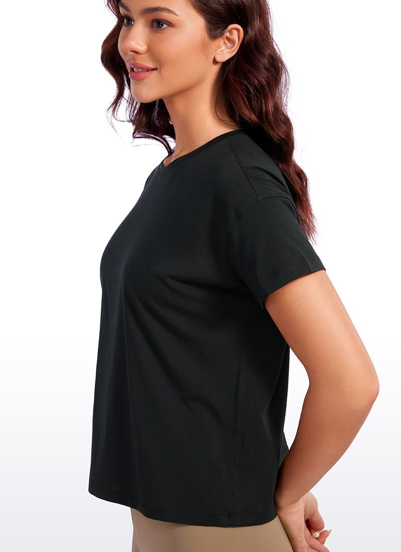 INNOPHRA Pima Cotton Short Sleeves Loose Fit