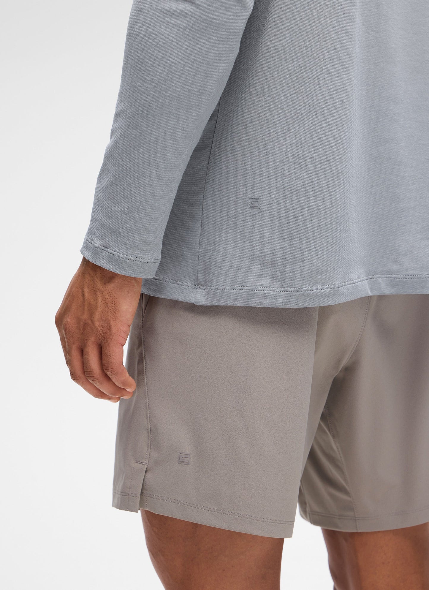Poly Cotton-Blend Lightweight Long Sleeve