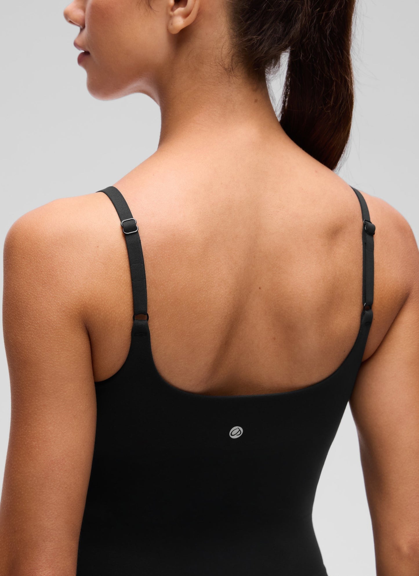 Butterluxe V Neck Ruched Built in Bra Tank