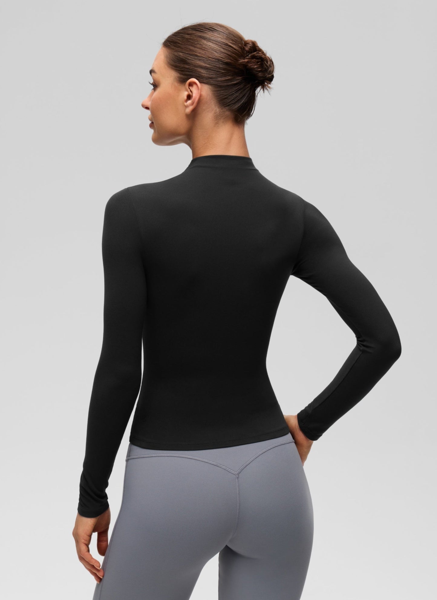 Softembrace Mock Neck Long Sleeve