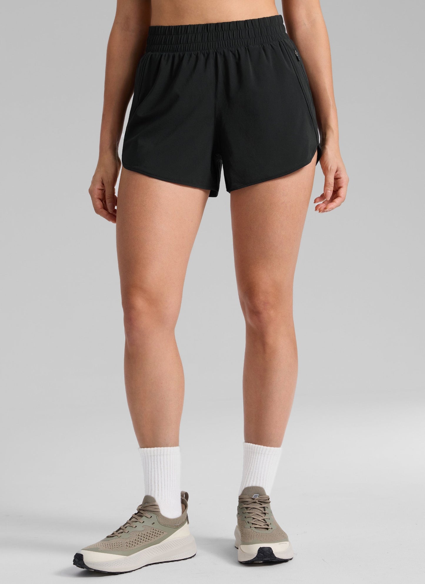 Feathery-Fit Soft High Rise Lined Shorts 3''