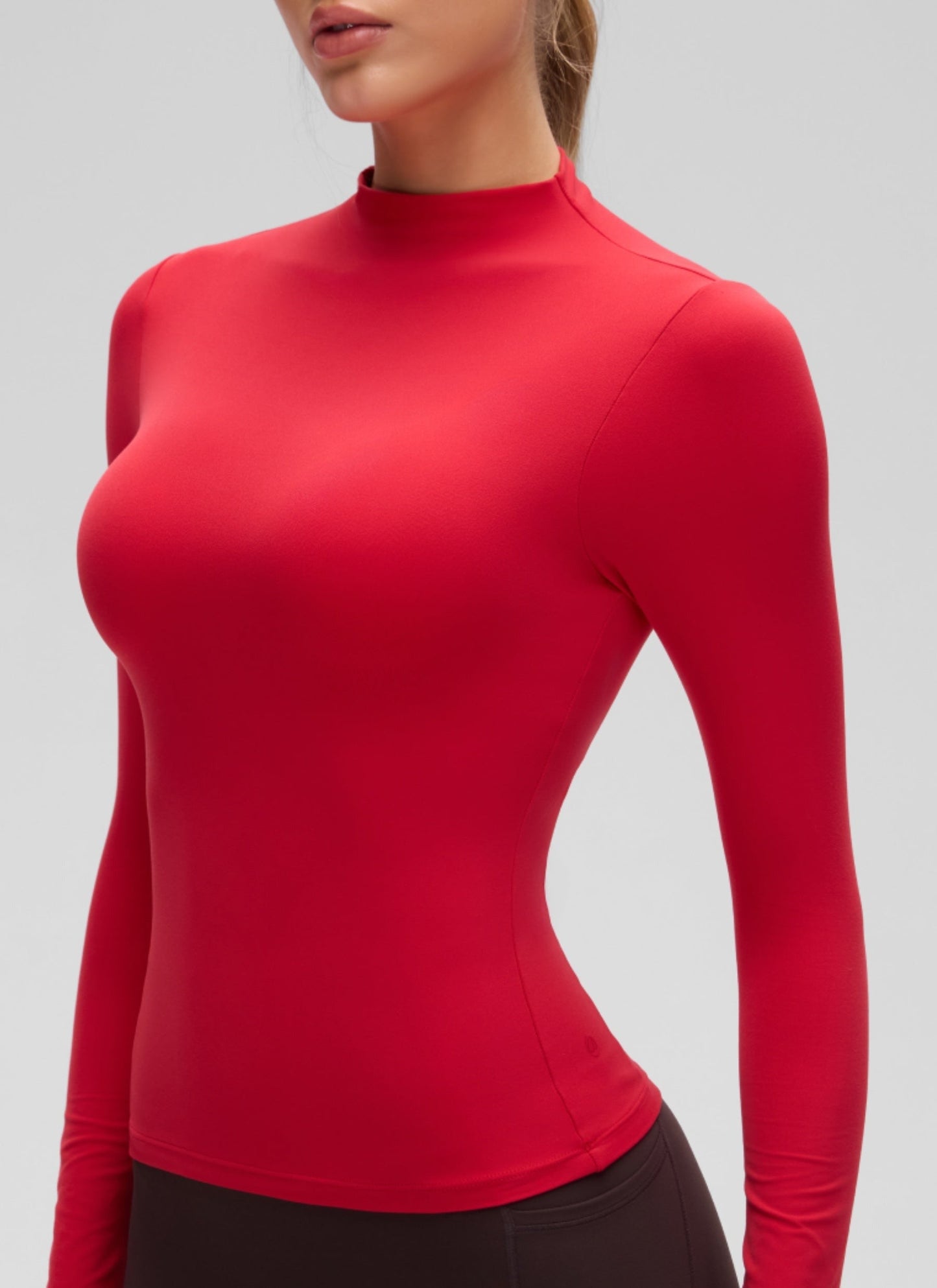 Softembrace Mock Neck Long Sleeve