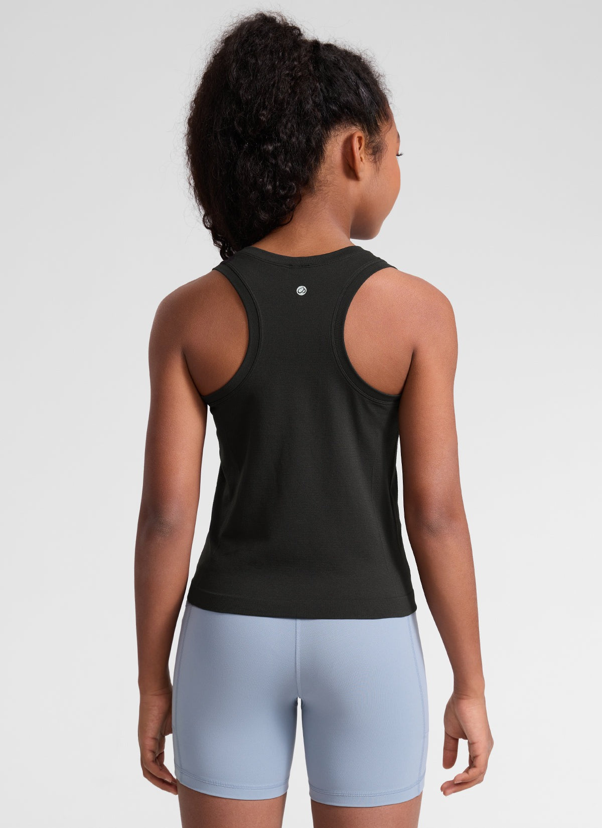Girls Seamless Waist Length Tank