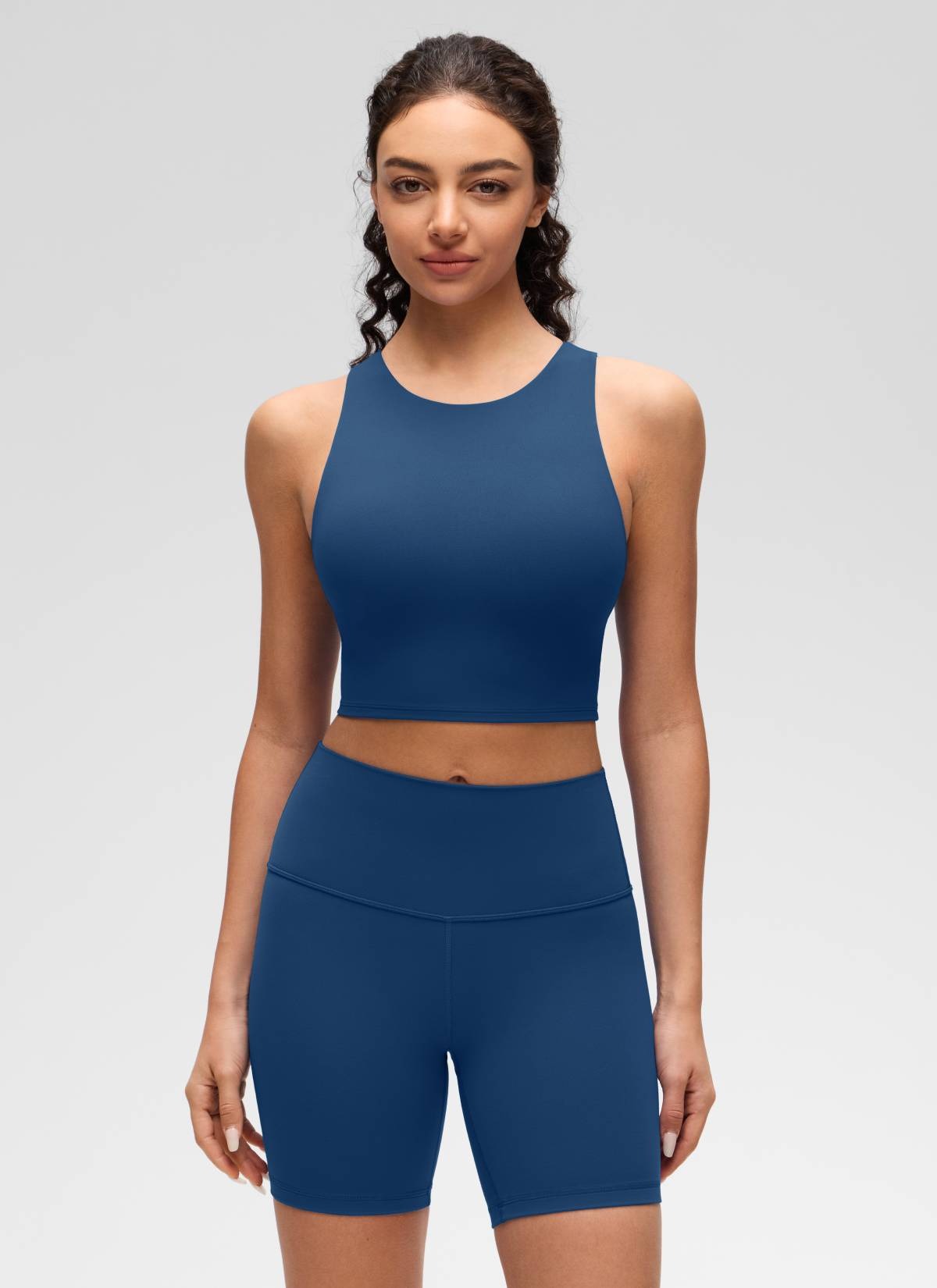Butterluxe High Neck Built in Bra Tank