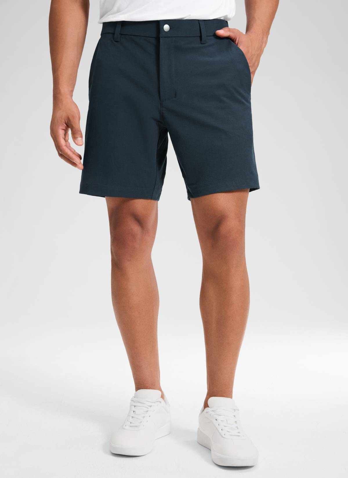 Stretch Cotton Pocket Chino Shorts 7"