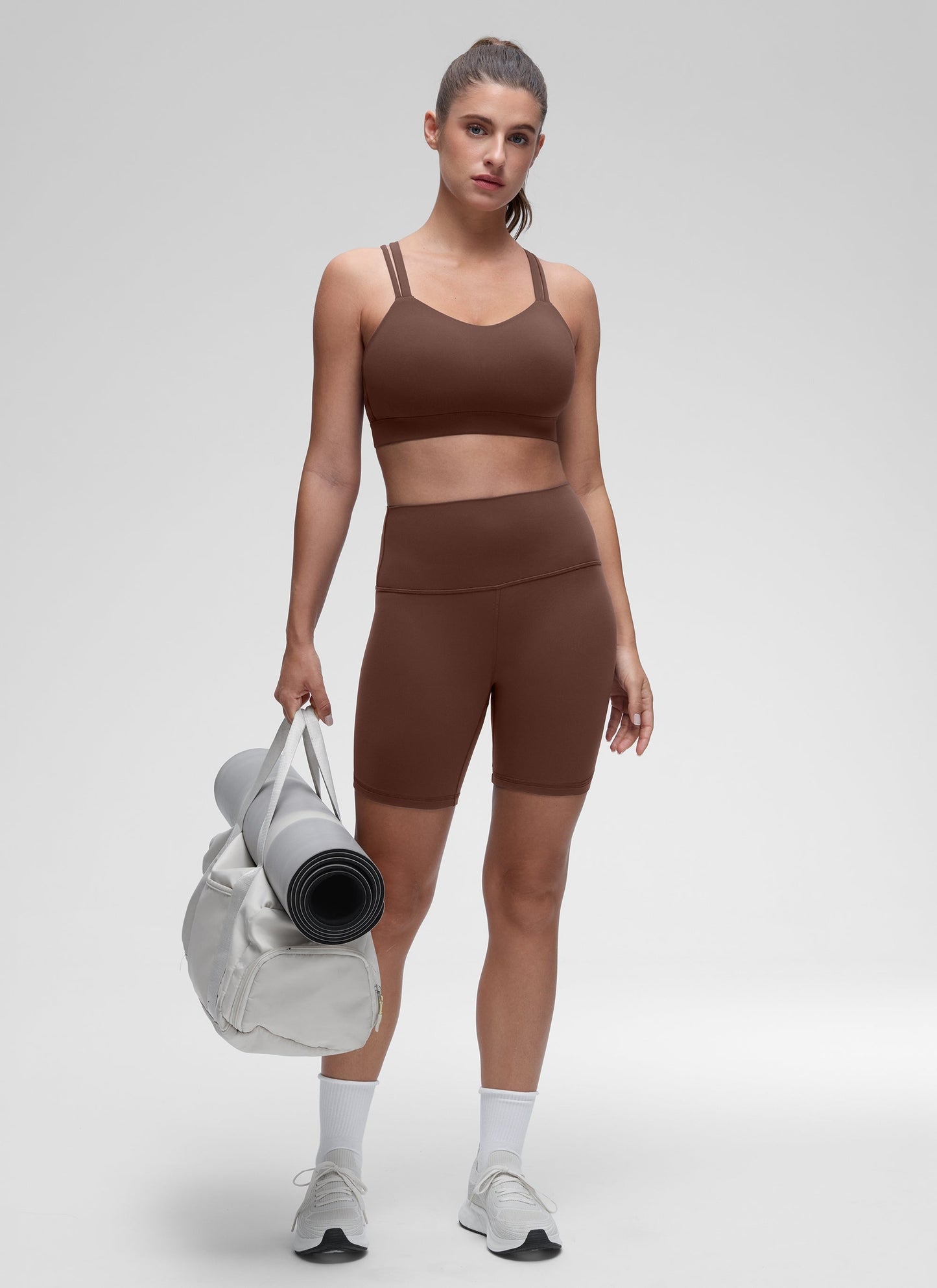 Butterluxe Mold U Neck Double Strap Sports Bra