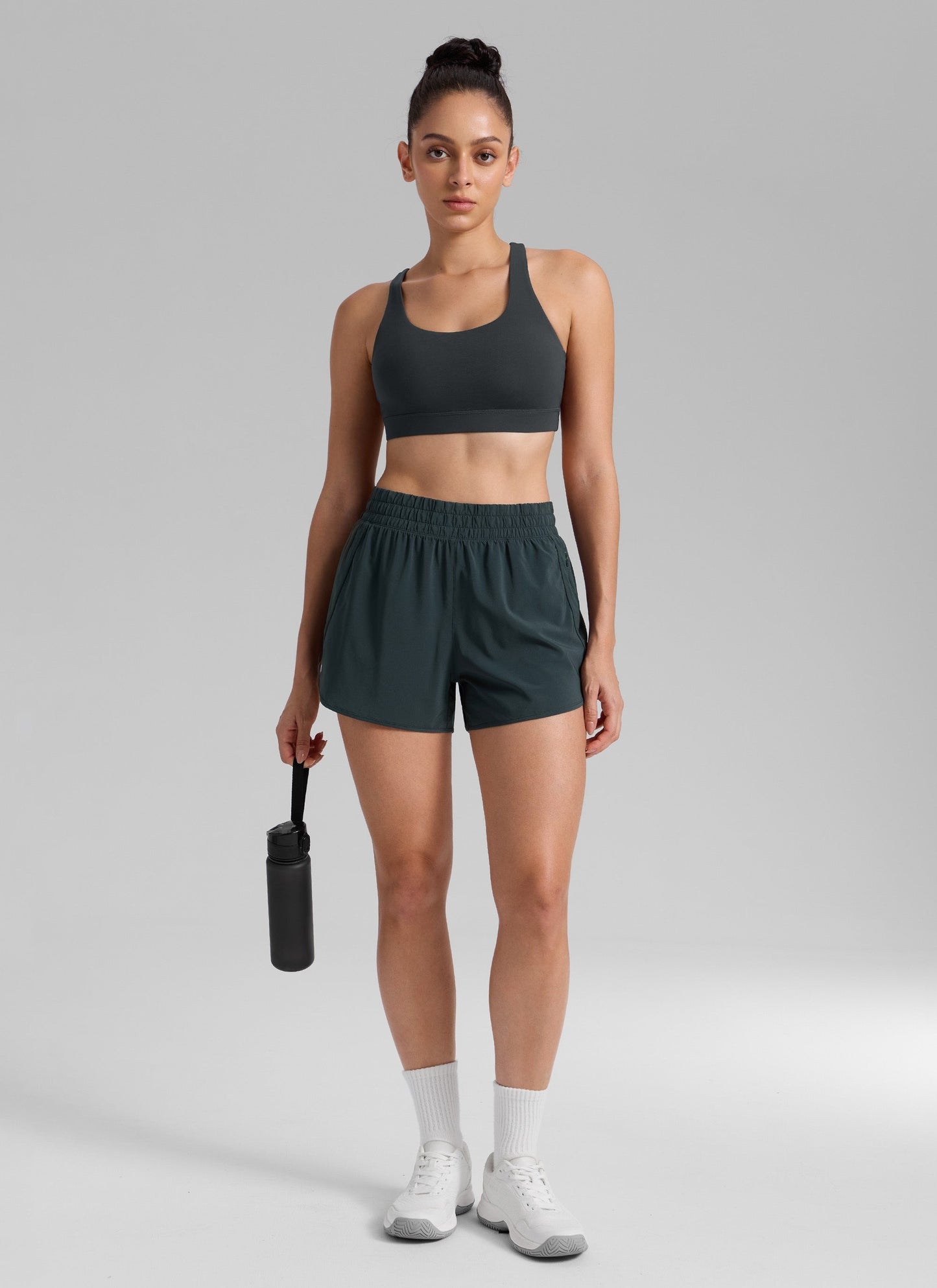 Feathery-Fit Soft High Rise Lined Shorts 3''
