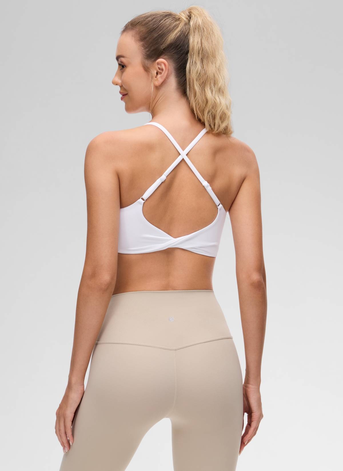 Butterluxe Twist Cross Back Sports Bra