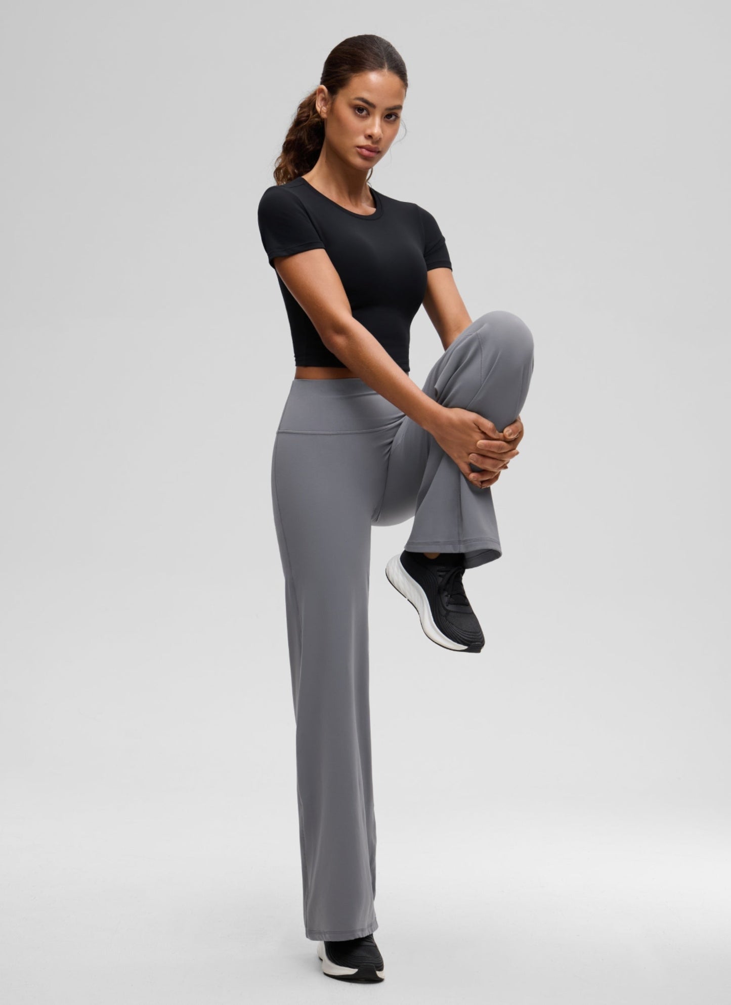 Softembrace Crewneck Cropped Short Sleeve