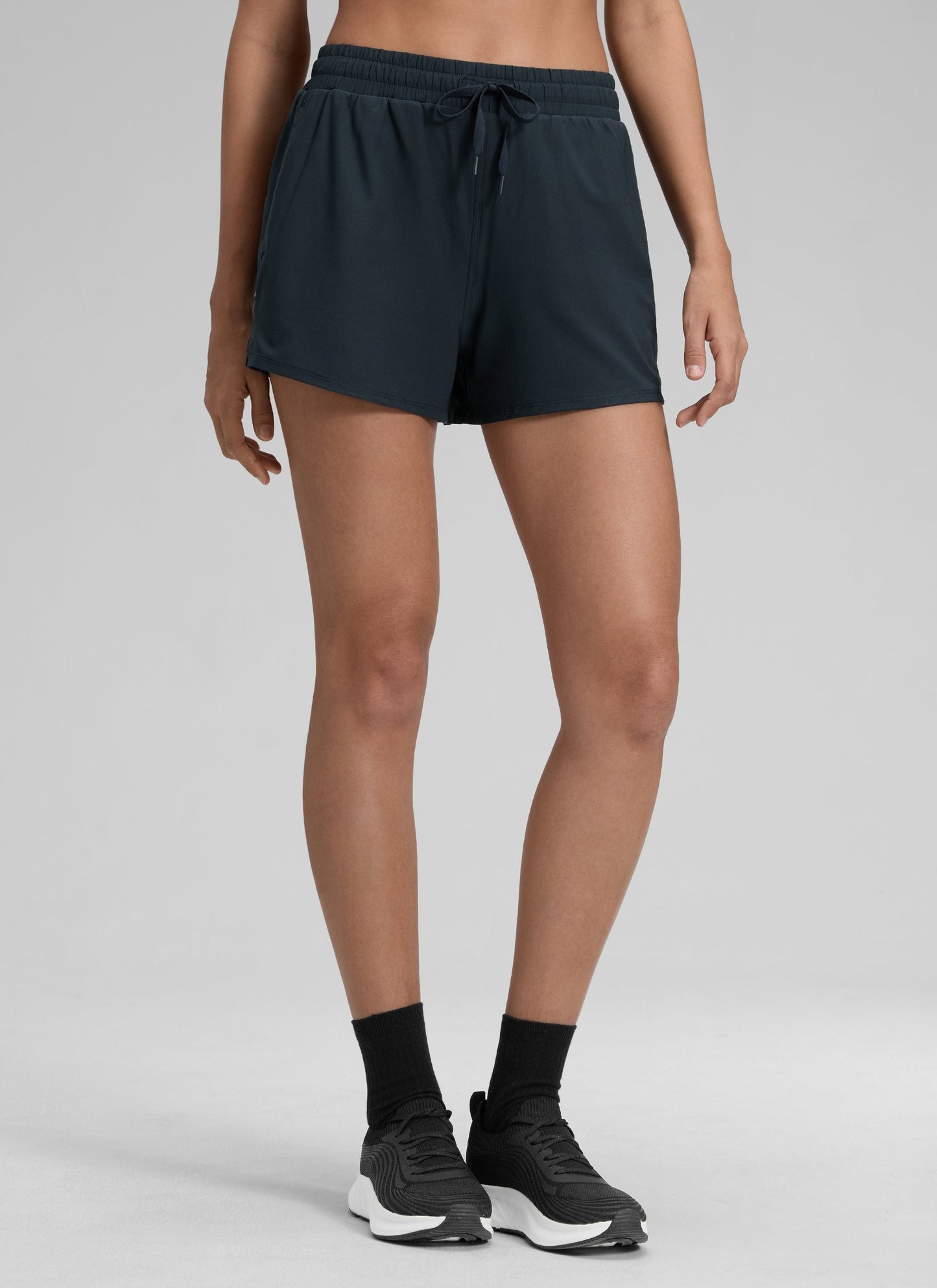 Feathery-Fit Drapey 2 in 1 High Rise Shorts