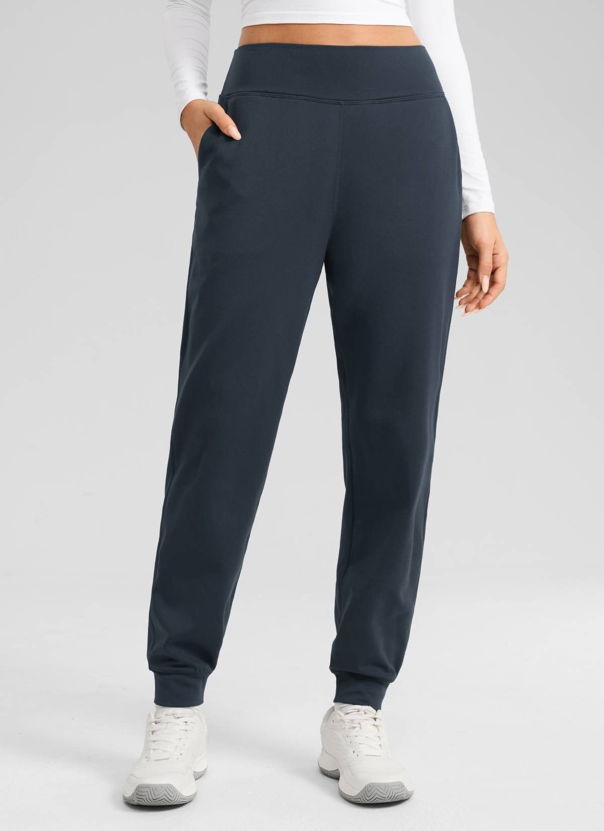 Matte Thermal Fleece Lined Jogger 27.5"