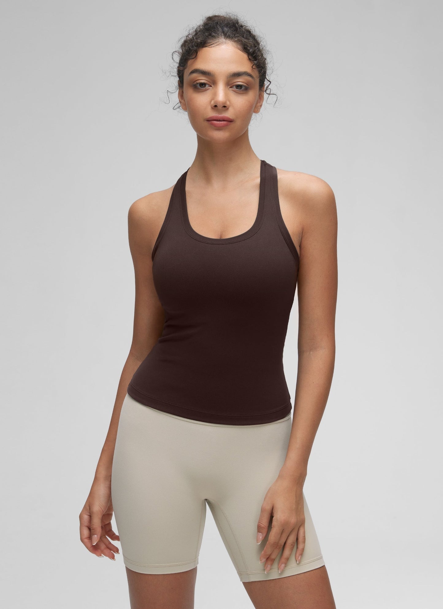 Butterluxe Racerback Waist Length Tank